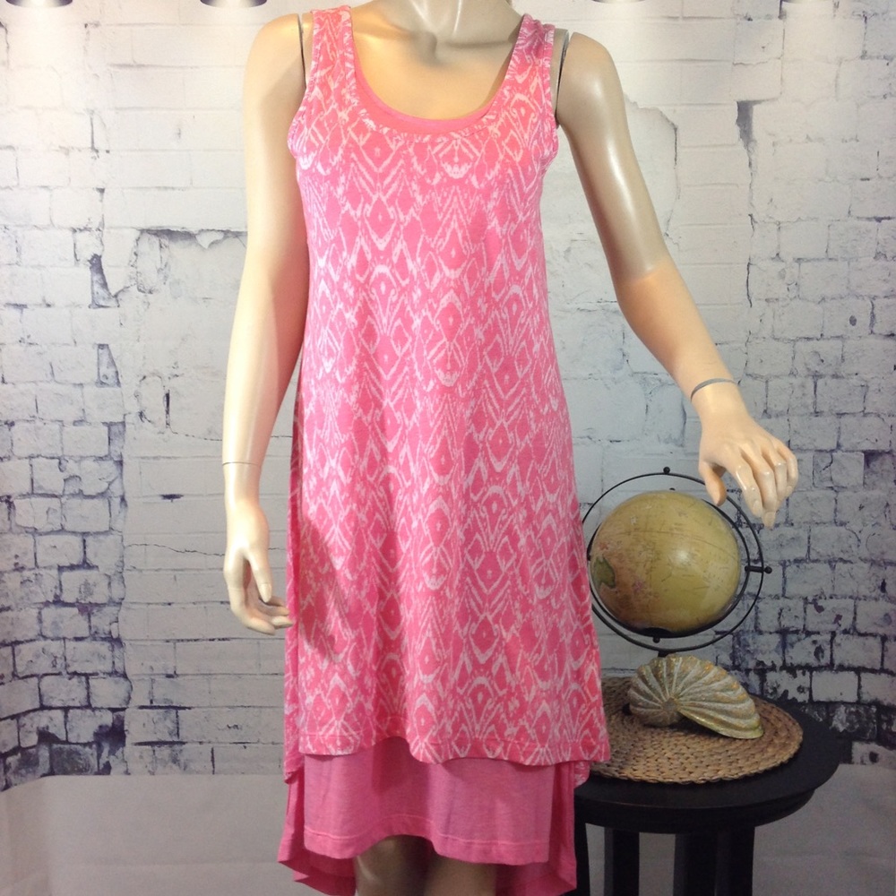 Mod-O-Doc Ikat High-Low Dress